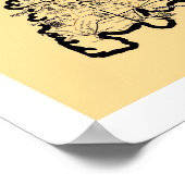 Indiana Railroad Karte 1897 Poster (Ecke)