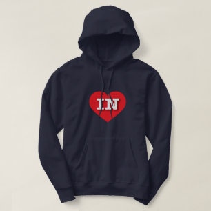 Indiana Red Heart - I Liebe IN Hoodie