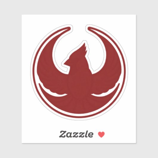 Indiana resistance cardinal aufkleber (Blatt)