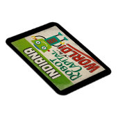 Indiana Robot - Funny Vintag Magnet (Rechte Seite)