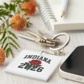INDIANA rose 2026 Schlüsselanhänger (Vorderseite rechts)