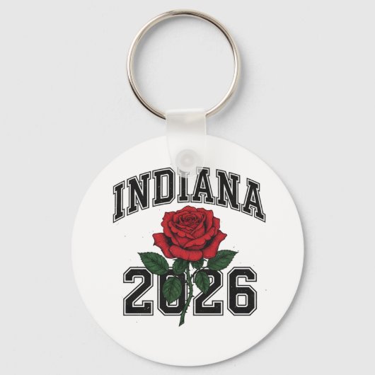 INDIANA rose 2026 Schlüsselanhänger (Vorderseite)