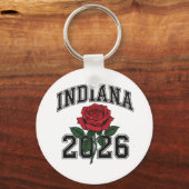 INDIANA rose 2026 Schlüsselanhänger (Vorderseite)