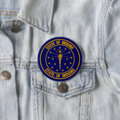 Indiana Round Emblem Button (Beispiel)