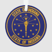 Indiana Round Emblem Ornament (Rückseite)