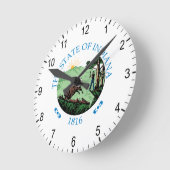 Indiana Runde Wanduhr (Winkel)