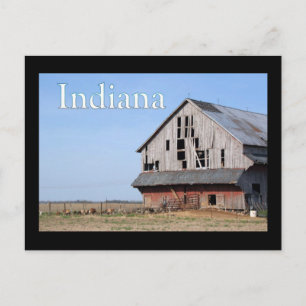 Indiana-Scheunen Postkarte