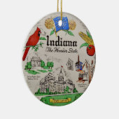 Indiana-Schmuck Keramik Ornament (Rechts)