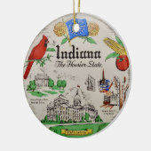 Indiana-Schmuck Keramik Ornament (Links)