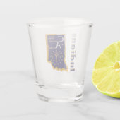Indiana-Schnapsglas Schnapsglas (Rückseite)