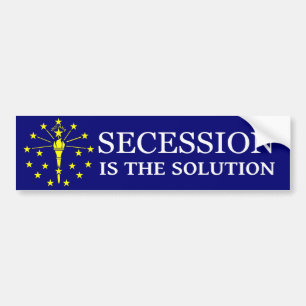 Indiana Secession Autoaufkleber