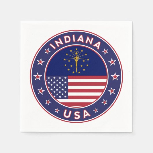 Indiana Serviette (Vorderseite)