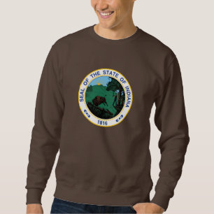 Indiana-Siegel, amerikanisches Staats-Siegel Sweatshirt