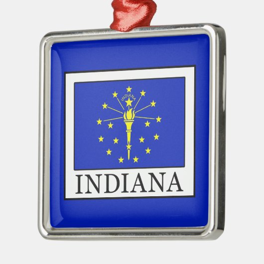 Indiana Silbernes Ornament (Links)