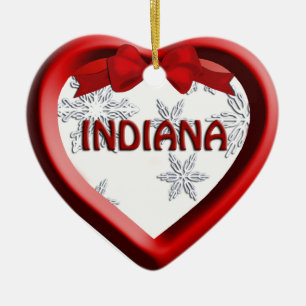 Indiana Snowflake Herzlich Willkommen bei der Weih Keramik Ornament