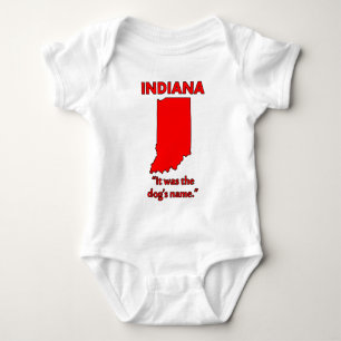 Indiana - So hieß der Hund Baby Strampler