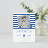 Indiana Staat Graduate Ankündigungspostkarte (Stehend Vorderseite)