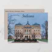 Indiana Staat House Indianapolis Indiana Postkarte (Vorne/Hinten)