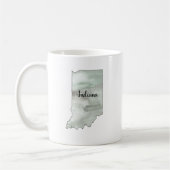 Indiana Staat Illustration Kaffeetasse (Links)