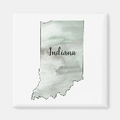 Indiana Staat Illustration Magnet (Vorne)