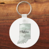 Indiana Staat Illustration Schlüsselanhänger (Vorderseite)
