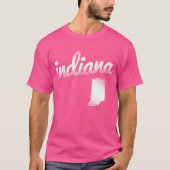 Indiana-Staat im Weiß T-Shirt (Vorderseite)