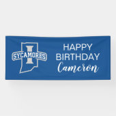 Indiana Staat Leaf Birthday Banner (Horizontal)
