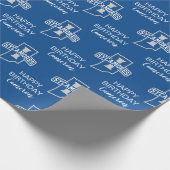 Indiana Staat Leaf Birthday Geschenkpapier (Ecke)