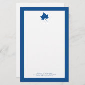 Indiana Staat Leaf Briefpapier (Vorne/Hinten)