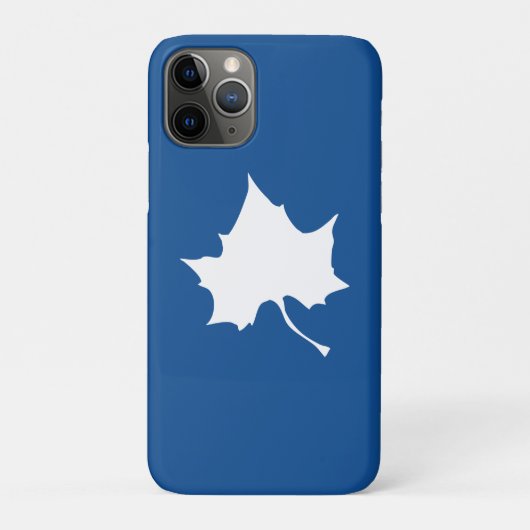 Indiana Staat Leaf Case-Mate iPhone Hülle (Rückseite)