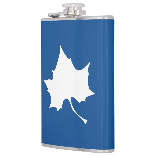 Indiana Staat Leaf Flachmann (Links)