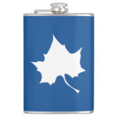 Indiana Staat Leaf Flachmann (Vorderseite)