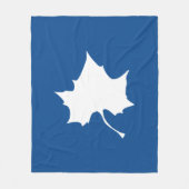 Indiana Staat Leaf Fleecedecke (Vorderseite)