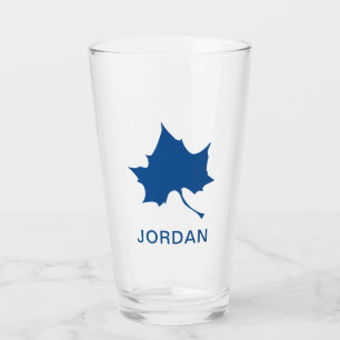 Indiana Staat Leaf Glas