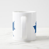 Indiana Staat Leaf Jumbo-Tasse (Rückseite)