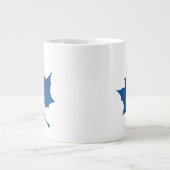 Indiana Staat Leaf Jumbo-Tasse (Vorderseite)