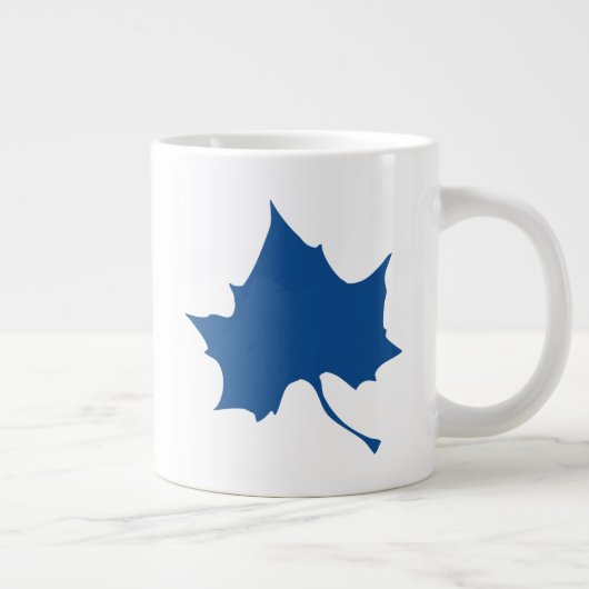 Indiana Staat Leaf Jumbo-Tasse (Rechts)
