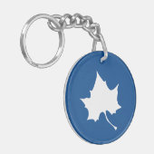 Indiana Staat Leaf Schlüsselanhänger (Vorderseite links)