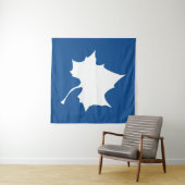 Indiana Staat Leaf Wandteppich (Beispiel (Horizontal))