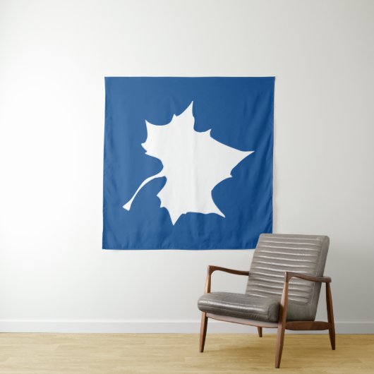 Indiana Staat Leaf Wandteppich (Beispiel (Horizontal))