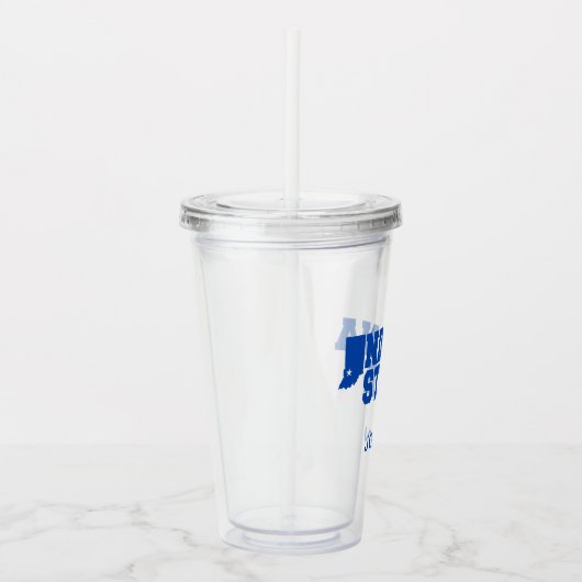 Indiana-Staat-Logo Acryltrinkbecher (Rechts)