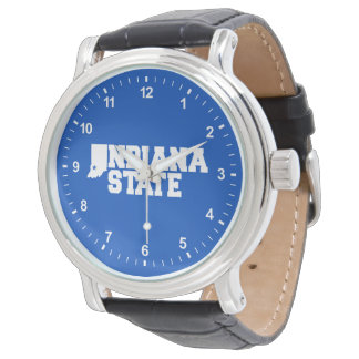 Indiana-Staat-Logo Armbanduhr