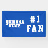 Indiana-Staat-Logo Banner (Horizontal)