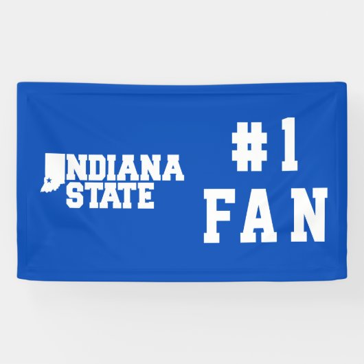 Indiana-Staat-Logo Banner (Horizontal)