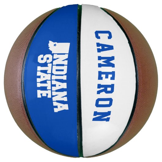 Indiana-Staat-Logo Basketball (Vertikal)