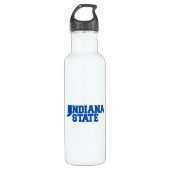 Indiana-Staat-Logo Edelstahlflasche (Vorderseite)