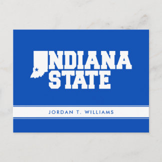 Indiana-Staat-Logo Einladungspostkarte