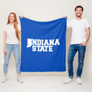 Indiana-Staat-Logo Fleecedecke