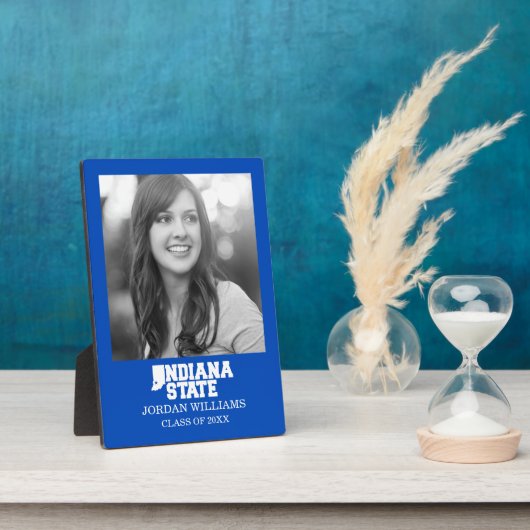 Indiana-Staat-Logo Fotoplatte (Seite)