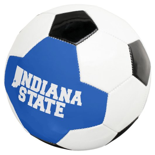 Indiana-Staat-Logo Fußball (Dreiviertel)